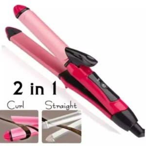 🔥 2-in-1 Nova Hair Straightener & Curler | Quick Heat-Up, Dual Styling Tool