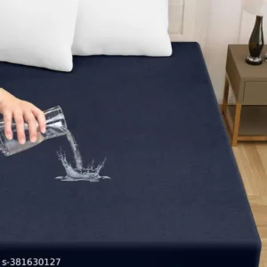 Waterproof Mattress Protector – Soft, Washable, Fitted Bed Sheet for Double/King/Single Bed